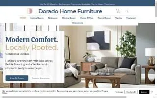 Dorado Home Furniture website