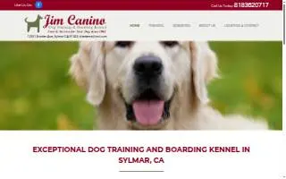 Jim Canino Dog Training website