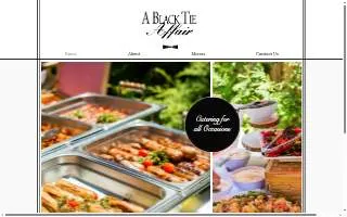 A Black Tie Affair Catering of San Francisco website