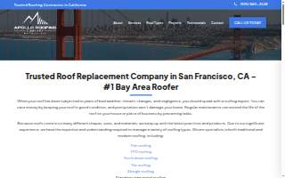Apollo Roofing Company of San Francisco