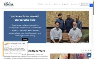 Atlas Health Center website