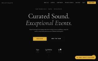 Boutique DJs and Entertainment