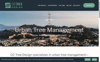 CC Tree Design website
