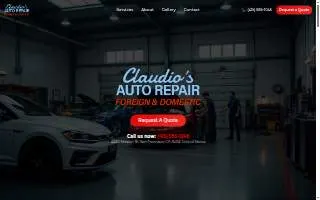 Claudio's Auto Repair website