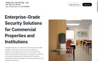 Complete Security, Inc. website