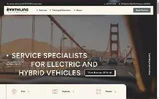 Earthling Hybrid & EV Repair website