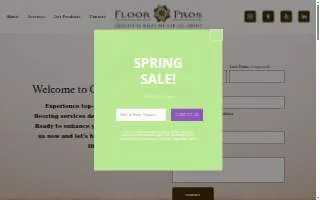 Floor Pros website