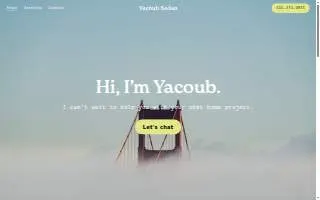 handyman Yacoub Sadan website