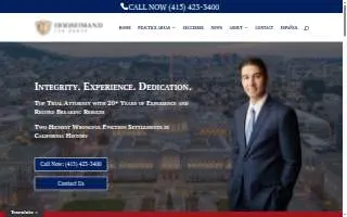 Hooshmand Law Group website