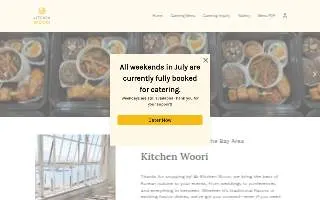 Kitchen Woori website