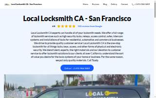 Local Locksmith CA - San Francisco