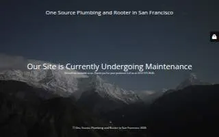 One Source Plumbing and Rooter website