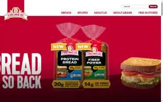 Oroweat website