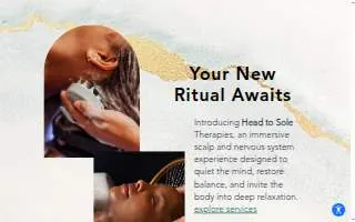 Pearl Nails and Spa website