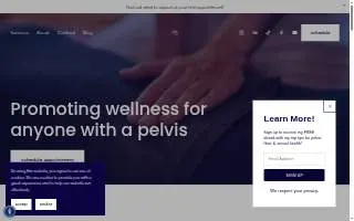 Pelvic Wellness & Physical Therapy website