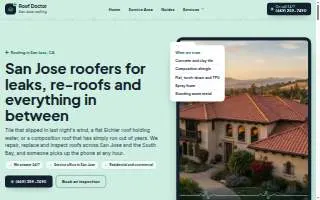 Roof Doctor of San Francisco website