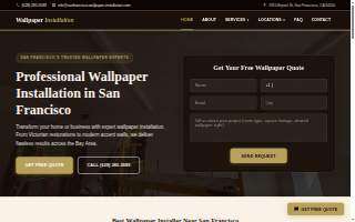 San Francisco Wallpaper Installation