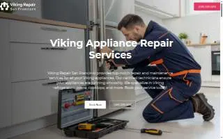 Viking Repair San Francisco website