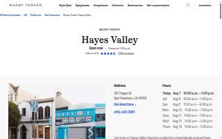 Warby Parker Hayes Valley