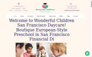 Wonderful Children San Francisco Daycare