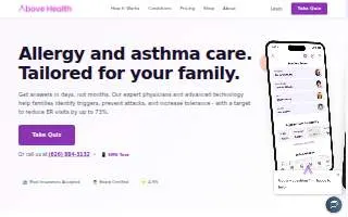 Above Health website