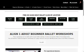 Align Ballet Method San Gabriel