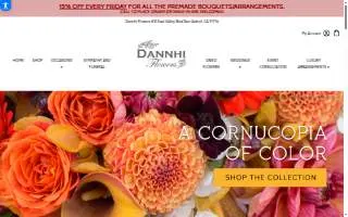 Dannhi Flowers website