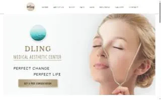 Dling Medical Aesthetic Center, Inc. of San Gabriel website