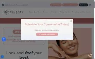 Dynasty Dermatology website