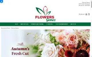 Floreria Gomez website