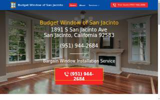 San Jacinto Budget Window CA