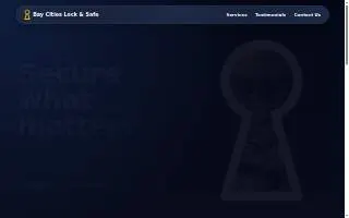 Bay Cities Lock & Safe website