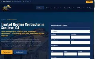 Best Roofer San Jose website