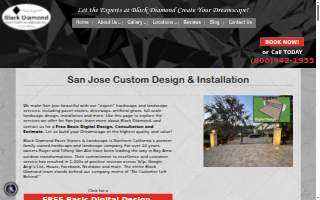 Black Diamond Paver Stones & Landscape, Inc. of San Jose