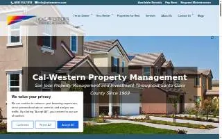 Cal-Western Property Management - DRE#01191882 website