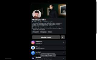 Christopher C. Lee, Professional Photographer & Cinematographer