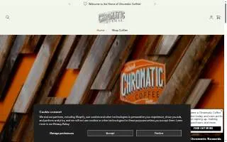 Chromatic Coffee Co. website