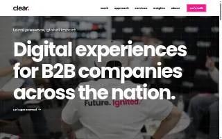 Clear Digital website