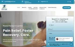 Cupertino Physical Therapy, Inc. website