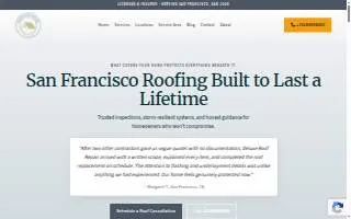 Deluxe Roof Repair website