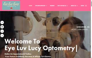 Eye Luv Lucy Optometry website