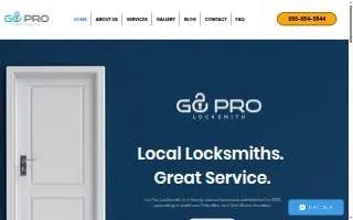 Go Pro Locksmith of San Jose website