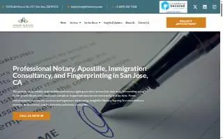 Insightful Notary Signing Services website