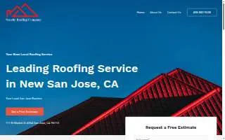 Nearby Roofing Company website