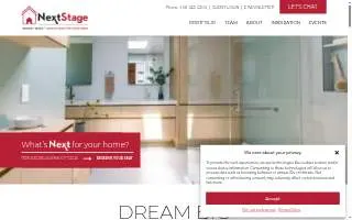 Next Stage Design + Build website