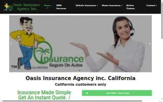 Oasis Insurance Services Inc website