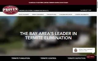 Proven Termite Solutions website
