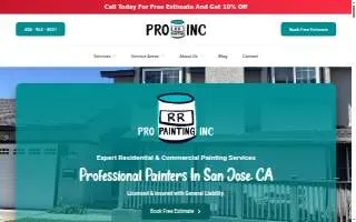 RR Pro Painting Inc website