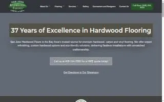 San Jose Hardwood Floors website