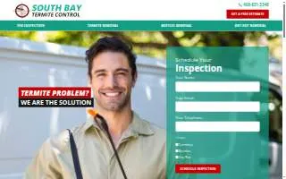 South Bay Termite Control website